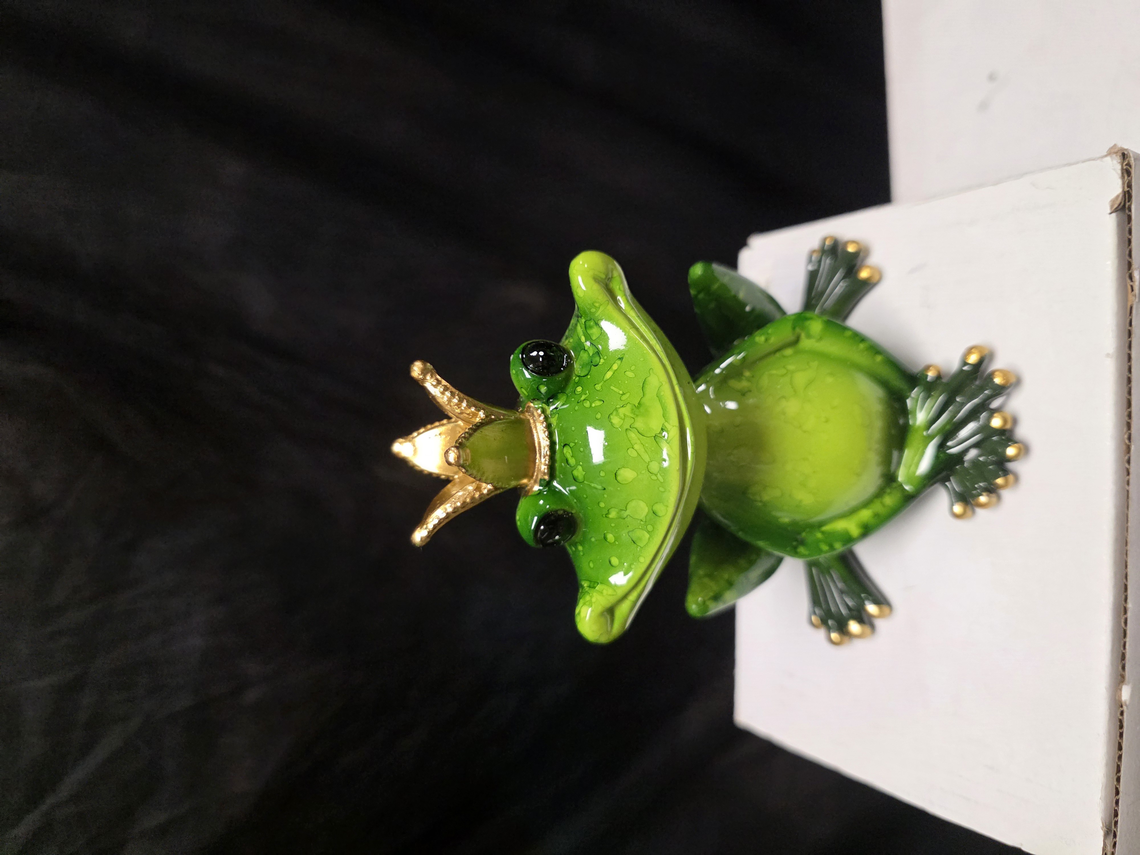 Ceramic prince frogs