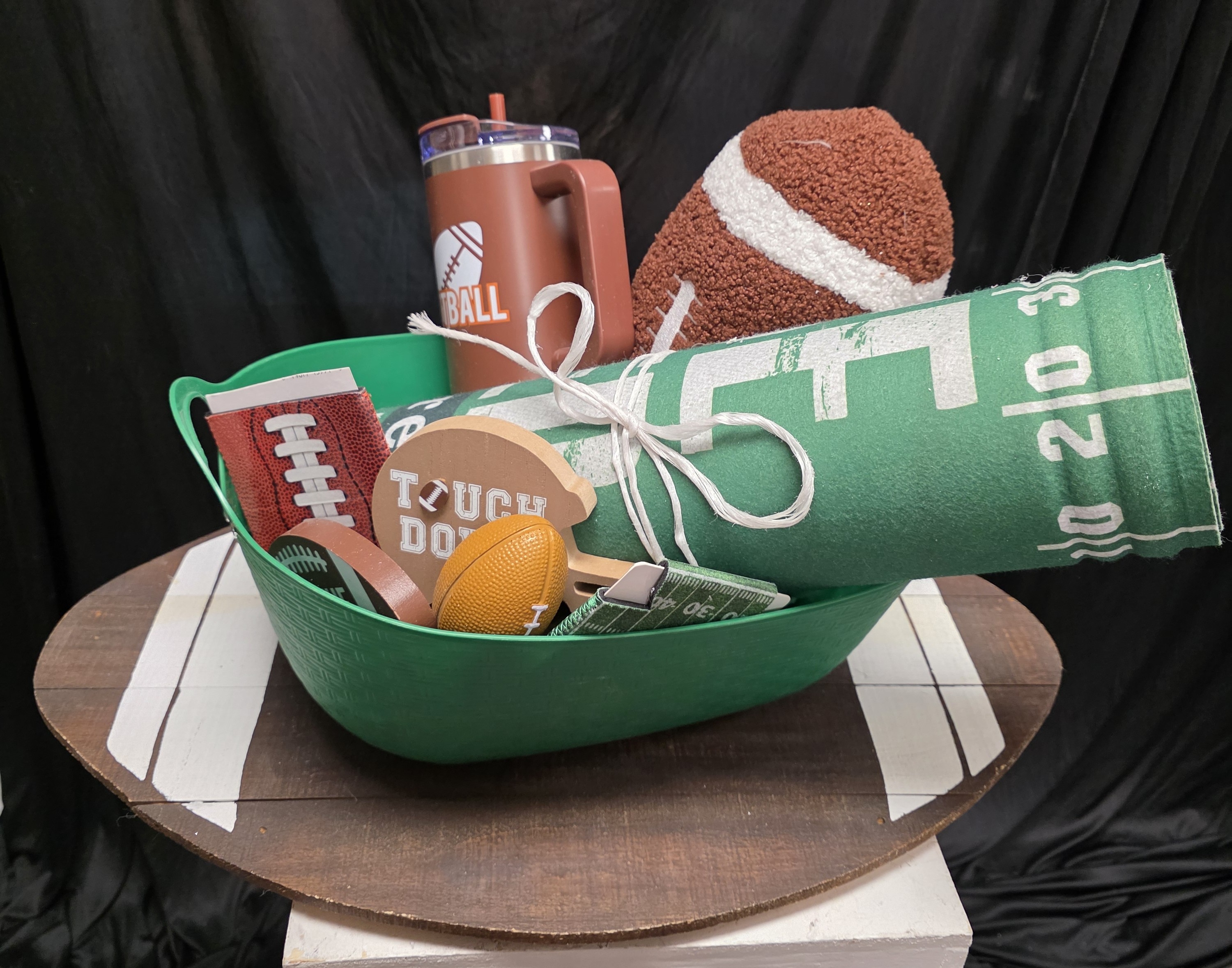 Football gift basket